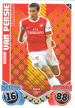 Robin van Persie Arsenal 2010/11 Topps Match Attax #18